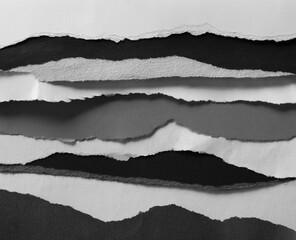 Fototapeta premium Torn pieces of paper