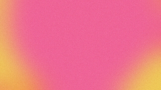 Vibrant Pink and Yellow Gradient Background with Grainy Texture