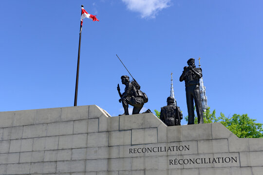 Reconciliation Peacekeeping Monument Ottawa Ontario Canada National Capital City . 06.12.26