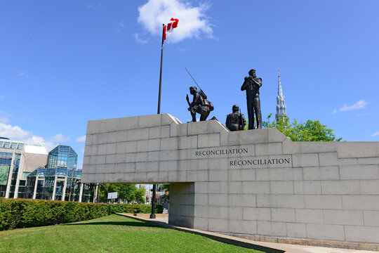 Reconciliation Peacekeeping Monument Ottawa Ontario Canada National Capital City . 06.12.26