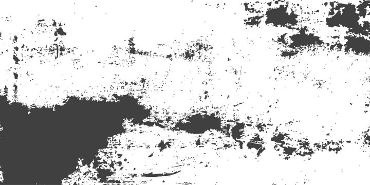 Abstract grunge background featuring a black ink splat with a dirty paint splatter border and a decorative floral silhouette design pattern