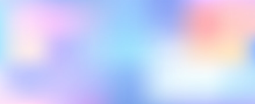 Luxury iridescent foil background with soft rainbow glow.