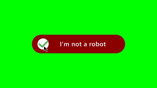 Captcha Verification Interface Animation &ndash; &ldquo;I&rsquo;m Not a Robot&rdquo; Security Check UI Concept
