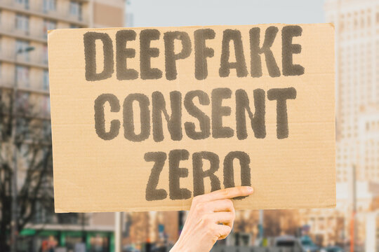 "Deepfake consent zero" Synthetic media ignores permission. DEEPFAKE. CONSENT. AI. VIOLATION. HARM.