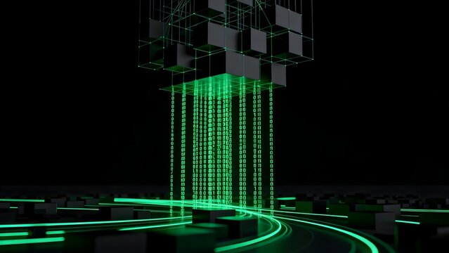 Digital network with binary code