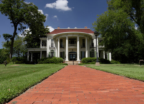 Tyler TX - July 28, 2025: Goodman LeGrand House and Museum Located in Tyler TX