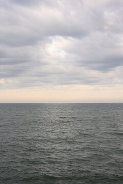 sunset over the sea