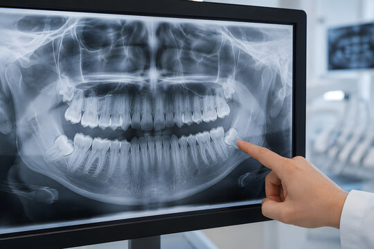 Impacted Wisdom Teeth on Panoramic X-Ray &ndash; Oral Surgery Consultation, Third Molar Extraction & Dental Imaging