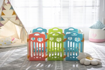 Beautiful playpen and wigwam in child's room © New Africa
