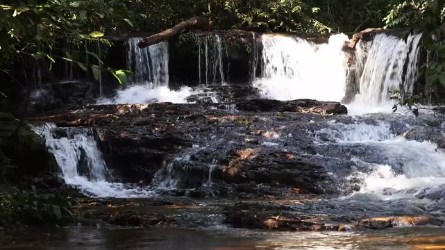 corredeira no distrito de Taquaru&ccedil;u, cidade de Palmas, Estado de Tocantins, Brasil
