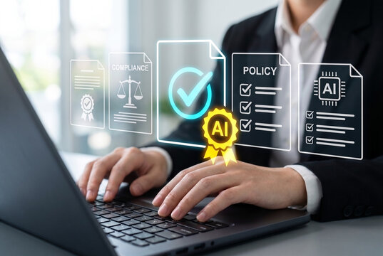 ai compliance certification process with enterprise governance automation intelligent policy validation digital audit verification regulatory approval management and responsible artificial intelligenc
