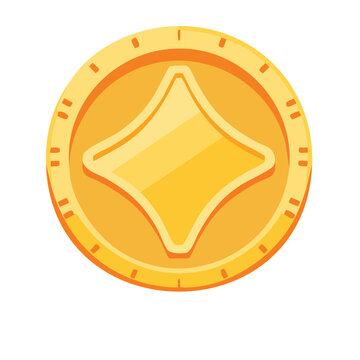 Flat design star badge icon