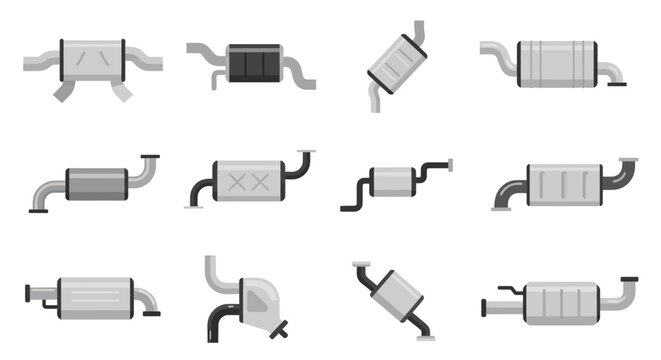 Car Muffler Exhaust Systems.