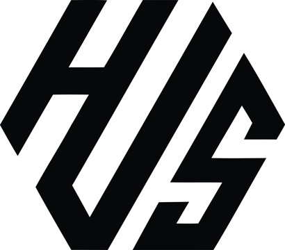 hcs logo hc cs c s h letter logo design. Minimal monogram emblem, classic style. Alphabet vector logo design. Premium Business logo, White background. AI/EPS and PNG/JPEG.