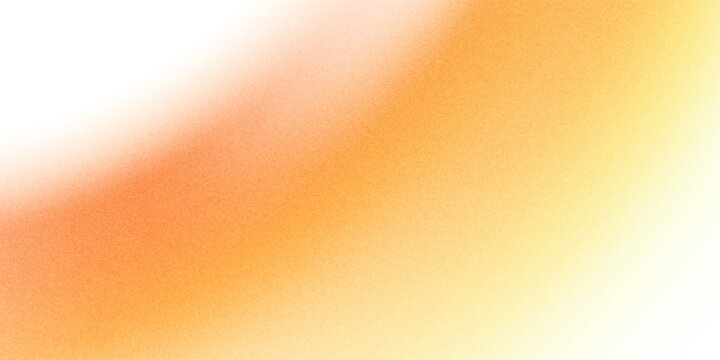 Orange circle gradient noise gradation. Abstract color watercolor blur mesh shape on white background. Gradient aura, grain neon blob with noise effect