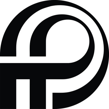 hpp logo hp ph pp p h letter logo design. Minimal monogram emblem, classic style. Alphabet vector logo design. Premium Business logo, White background. AI/EPS and PNG/JPEG.