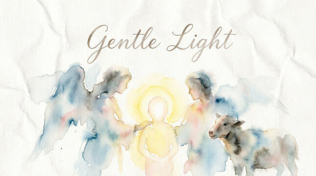 Angels announce the birth of Jesus Christ to humble shepherds under radiant starlit skies.