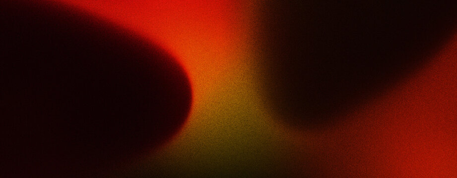 Dramatic dark red and orange abstract background with a high-contrast volcanic magma flow pattern and heavy grain texture
