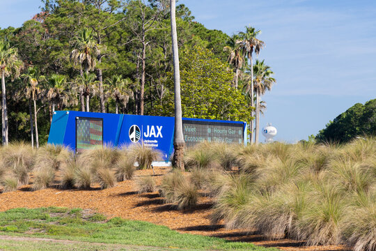 Jacksonville, FL, USA - May 15, 2026: Jacksonville International Airport, JAX, is located in Duval County and operated by the Jacksonville Aviation Authority.