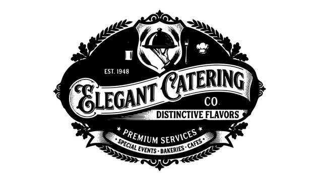 SEO Title
Elegant Catering Logo and Restaurant Badge Collection Retro Vector Design