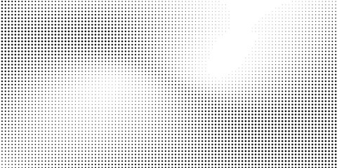 Fototapeta premium Dotted halftone gradient texture. Vanishing polka dot background. Repeating dots gradation modern