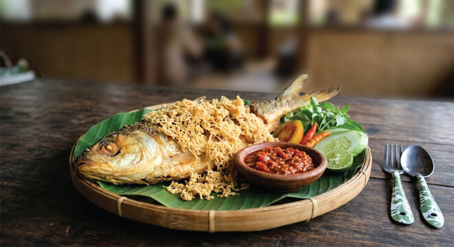 Delicious Traditional Fish Fried Rice