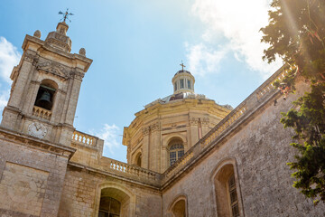 Fototapeta premium Malta, Beautiful Mdina - the former capital city, Island of Malta.