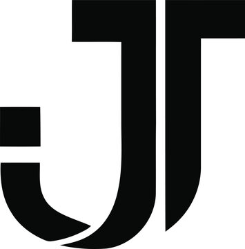 ijt logo ij jt j t i letter logo design. Minimal monogram emblem, classic style. Alphabet vector logo design. Premium Business logo, White background. AI/EPS and PNG/JPEG.