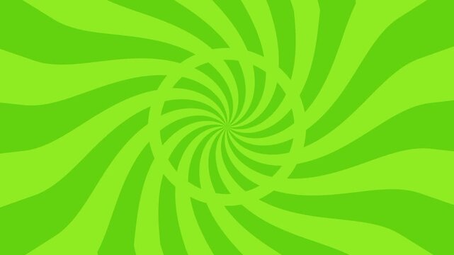 A vibrant green background with an intense swirling spiral pattern creating a hypnotic vortex effect across the entire surface