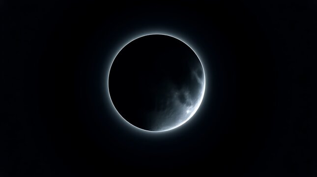 Modern Lunar Eclipse Corporate Presentation Background