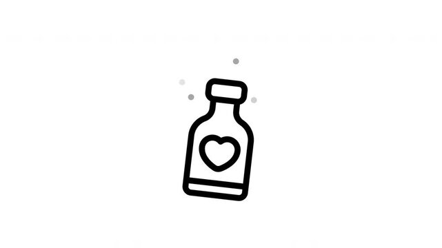 potion minimalist stroke animation