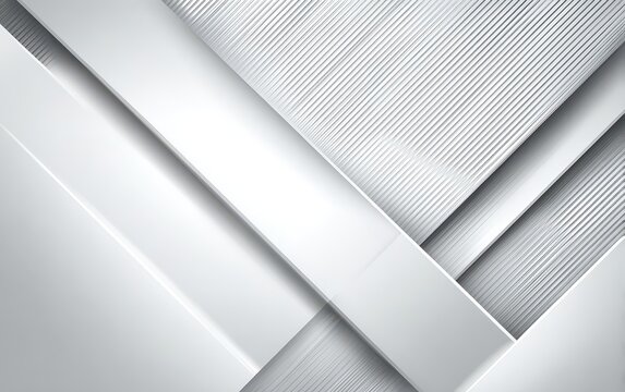Abstract White Background With Diagonal Lines And Geometric Shapes Subtle Textures And Shadows Creating Depth And Modern Design Elements