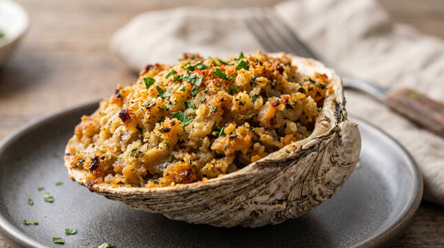 Stuffed clams, New England dish