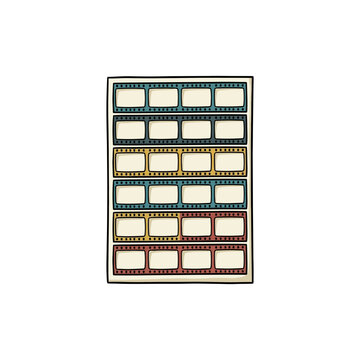 Plain contact sheet blank