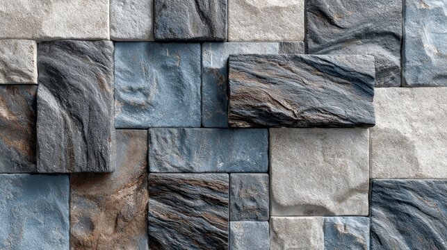 Seamless bluestone capstone pattern with smooth texture, natural stone surface, uniform repeating design, elegant minimalist finish, ideal for architecture, flooring, walls, and interior decoration
