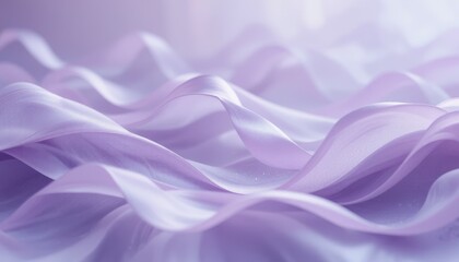 Fototapeta premium Soft Abstract Fabric Texture Background with Delicate Waves and Pastel Purple Shades