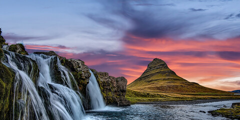 the waterfall in the mountains of the island of the most polluted towns in the north of israel