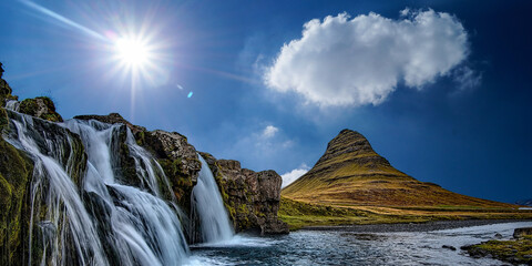 the waterfall in the mountains of the island of the most polluted towns in the north of israel