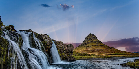 the waterfall in the mountains of the island of the most polluted towns in the north of israel
