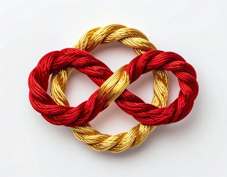 Japanese Kumihimo Braided Cord in Navy Blue and White, Traditional Craft