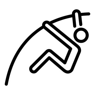 pole vault icon