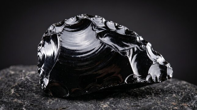 Obsidian Volcanic Glass