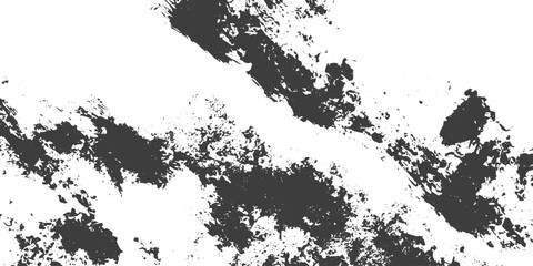 Fototapeta premium Black and White Grunge Abstract Texture with Distressed Brush Strokes Vector Background for Graphic Design and Artistic Projects