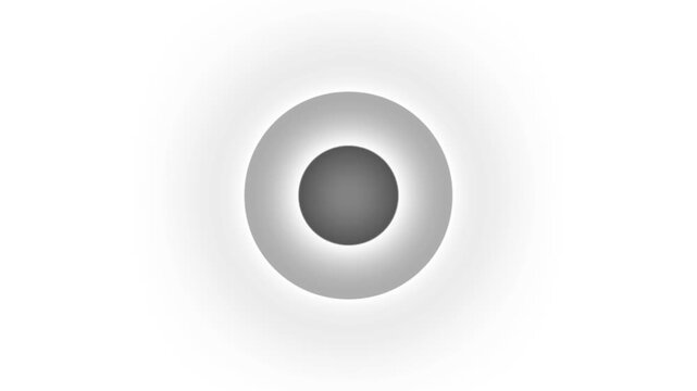 Radio wave animation.  Frequency radio wave signal animation on background.
