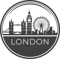 Obraz premium Circular Badge for Travel and Branding
