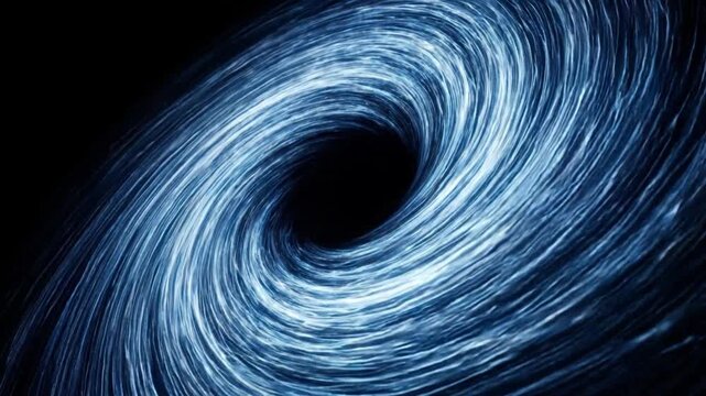散乱したダークマター粒子が収縮してブラックホールの降着円盤を形成するループ背景