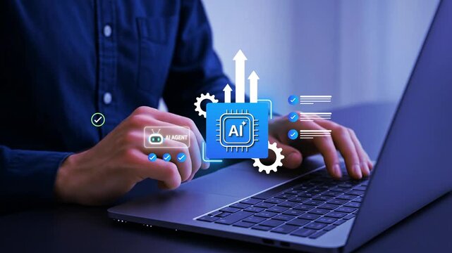 AI Workflow Automation and Enterprise Productivity Optimization with Intelligent Process Management, business process optimization, operational efficiency management, digital transformation and AI age