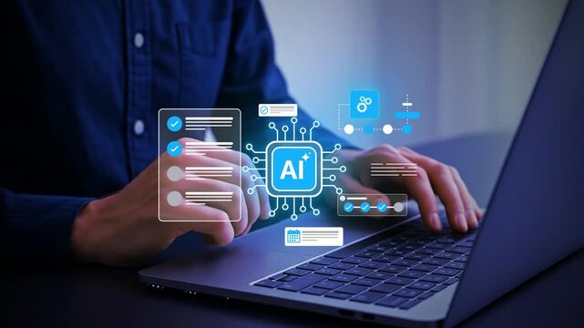 Enterprise AI automation platform with intelligent workflow management, checklist monitoring, task tracking, digital process orchestration and AI-powered business productivity systems