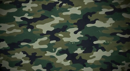 Fototapeta premium Seamless pattern of camouflage texture