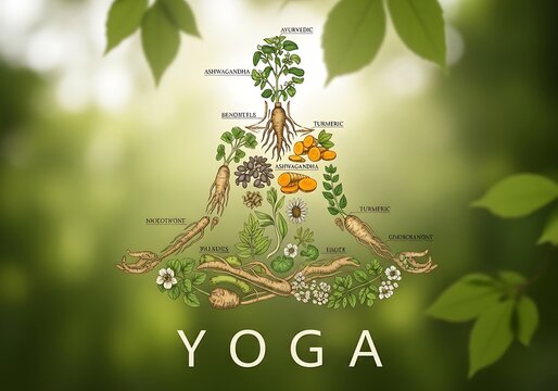 International yoga day ayurvedic herbs for holistic wellness and yoga practice